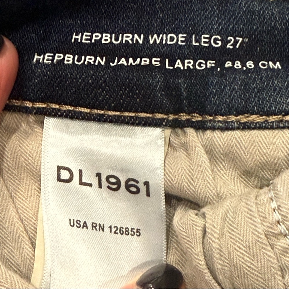 DL1961 Hepburn Wide Leg Vintage Jeans - Picture 10 of 16